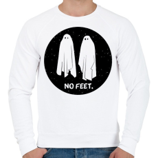 PRINTFASHION Szellemek - Férfi pulóver - Fehér