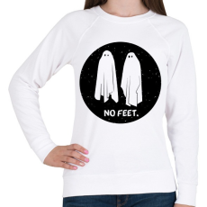 PRINTFASHION Szellemek - Női pulóver - Fehér