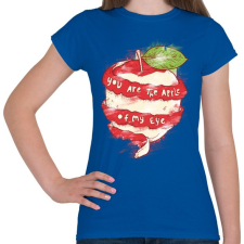 PRINTFASHION Szemem almája - Női póló - Királykék női póló