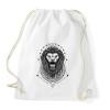 PRINTFASHION Szent oroszlán 2 - Sportzsák, Tornazsák - Fehér