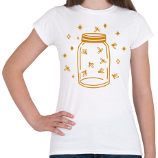 PRINTFASHION Szentjánosbogarak - Női póló - Fehér