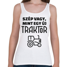 PRINTFASHION Szép vagy, mint egy új traktor - Női atléta - Fehér