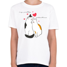 PRINTFASHION Szépseges valentinom - Gyerek póló - Fehér gyerek póló