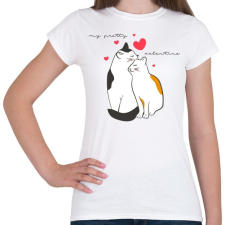 PRINTFASHION Szépseges valentinom - Női póló - Fehér női póló