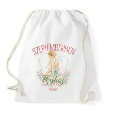 PRINTFASHION Szeptemberben férjhez megyek - Sportzsák, Tornazsák - Fehér tornazsák