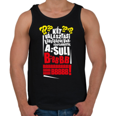 PRINTFASHION Szeptembertől Suli - Férfi atléta - Fekete