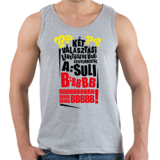 PRINTFASHION Szeptembertől Suli - Férfi atléta - Sport szürke