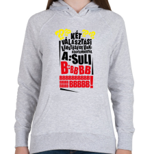 PRINTFASHION Szeptembertől Suli - Női kapucnis pulóver - Sport szürke női pulóver, kardigán