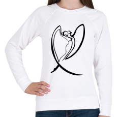 PRINTFASHION Szerelem1 - Női pulóver - Fehér