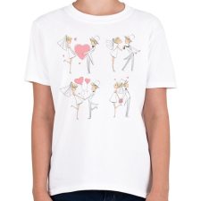 PRINTFASHION szerelem2 - Gyerek póló - Fehér gyerek póló