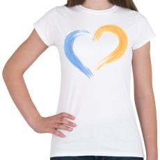 PRINTFASHION Szerelem  - Női póló - Fehér