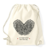 PRINTFASHION Szerelem pecsétje - Sportzsák, Tornazsák - Natúr
