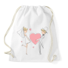 PRINTFASHION szerelem - Sportzsák, Tornazsák - Fehér