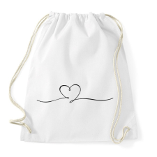 PRINTFASHION Szerelem vonal - Sportzsák, Tornazsák - Fehér tornazsák