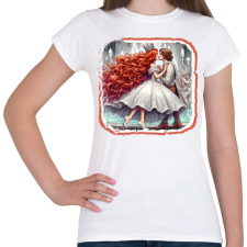 PRINTFASHION Szerelmes hercegnő - Női póló - Fehér női póló