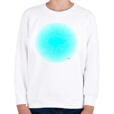 PRINTFASHION Szerelmes szivek 3 - Gyerek pulóver - Fehér