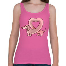 PRINTFASHION szerelmes tacsi - Női atléta - Rózsaszín