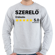 PRINTFASHION Szerelő Értékelés ***** 5.0 (69 értékelés) - Férfi pulóver - Sport szürke férfi pulóver, kardigán