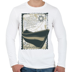 PRINTFASHION Szerencsétlen nap - Férfi hosszú ujjú póló - Fehér