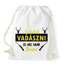 PRINTFASHION Szeretek vadászni - Sportzsák, Tornazsák - Fehér tornazsák