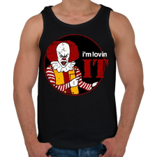 PRINTFASHION Szeretem Az - Férfi atléta - Fekete atléta, trikó