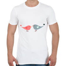 PRINTFASHION Szeretet - Férfi póló - Fehér férfi póló