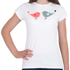 PRINTFASHION Szeretet - Női póló - Fehér