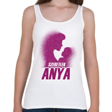 PRINTFASHION Szeretlek anya - Női atléta - Fehér