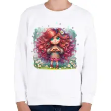 PRINTFASHION Szeretlek - Gyerek pulóver - Fehér gyerek pulóver, kardigán