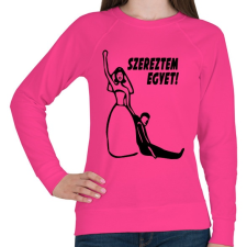 PRINTFASHION Szereztem egyet! Leánybúcsú. - Női pulóver - Fukszia női pulóver, kardigán