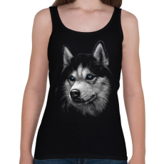 PRINTFASHION Szibériai husky - Női atléta - Fekete