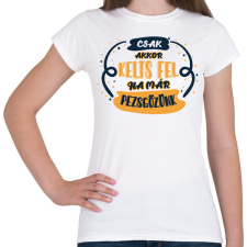 PRINTFASHION Szilveszterezés - pezsgő - Női póló - Fehér női póló