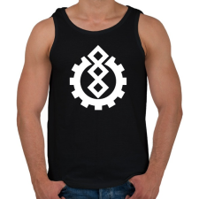 PRINTFASHION Szimbólum - Férfi atléta - Fekete atléta, trikó