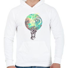 PRINTFASHION színek - Férfi kapucnis pulóver - Fehér