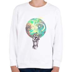 PRINTFASHION színek - Gyerek pulóver - Fehér