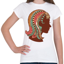 PRINTFASHION Színes Szűz horoszkóp - Női póló - Fehér női póló