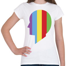 PRINTFASHION Színesben - Női póló - Fehér