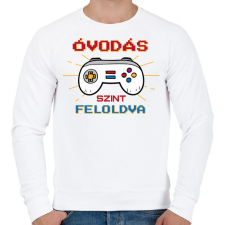 PRINTFASHION Szint feloldva - Férfi pulóver - Fehér férfi pulóver, kardigán