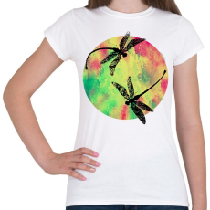 PRINTFASHION szitakötők - Női póló - Fehér