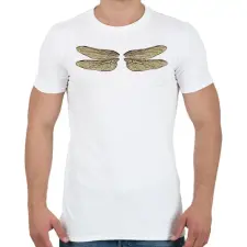PRINTFASHION Szitakötőszárny - Férfi póló - Fehér férfi póló