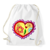 PRINTFASHION Sziv5 - Sportzsák, Tornazsák - Fehér