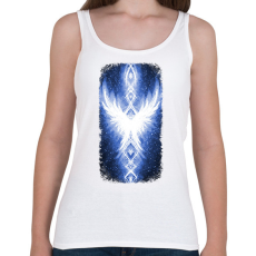 PRINTFASHION Szivárvány Híd - sötétkék - Női atléta - Fehér