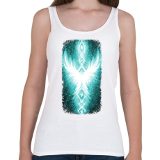 PRINTFASHION Szivárvány Híd - világoskék - Női atléta - Fehér