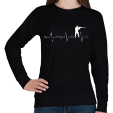 PRINTFASHION Szívritmus PUBG CSGO - Női pulóver - Fekete női pulóver, kardigán