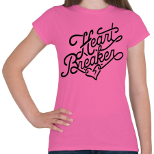 PRINTFASHION Szívtipró - Női póló - Rózsaszín női póló