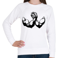 PRINTFASHION Szkander - Női pulóver - Fehér