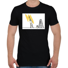 PRINTFASHION Szobafestő - Férfi póló - Fekete