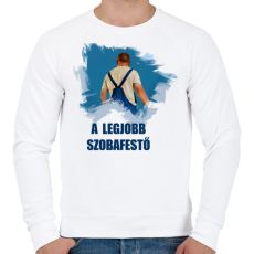 PRINTFASHION szobafestő - Férfi pulóver - Fehér