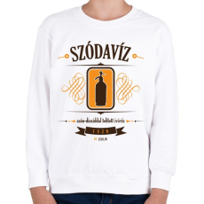 PRINTFASHION szodaviz-brown-orange - Gyerek pulóver - Fehér