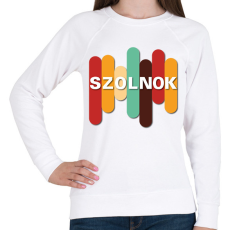PRINTFASHION Szolnok - Színes - Női pulóver - Fehér